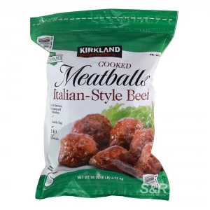 Kirkland Signature Cooked Meatballs Italian Style